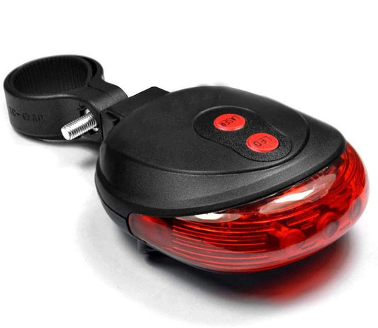 Laser Rear Tail Light for Bicycle – Ride Safer, Ride Smarter, USB charging
